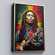 Alaz Trade Çerçeveli Bob Marley TABLOSU-7863