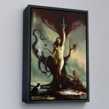 Alaz Trade Çerçeveli Lilith By Andrei Posea TABLO-7754