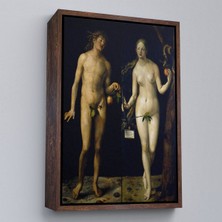 Alaz Trade Çerçeveli Albrecht Dürer - Adem Ile Havva Tablo - Adam And EVE-8053