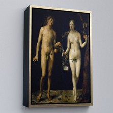 Alaz Trade Çerçeveli Albrecht Dürer - Adem Ile Havva Tablo - Adam And EVE-8053