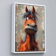 Alaz Trade Çerçeveli Sevimli Eşek TABLOSU-7893