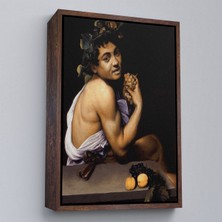 Alaz Trade Çerçeveli Genç Hasta Bacchus - Caravaggio TABLO-7665