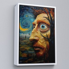 Alaz Trade Çerçeveli Vincent Van Gogh Tarzı Portre TABLOSU-7817