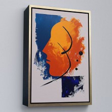 Alaz Trade Çerçeveli Yağlıboya Görünümlü Soyut Insan Silüeti TABLO-7650