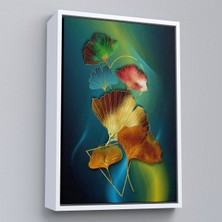 Alaz Trade Çerçeveli Renkli Altın Detaylı TABLO-7988