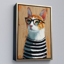 Alaz Trade Çerçeveli Cool Kedi TABLO-7644