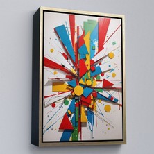 Alaz Trade Çerçeveli Düzensiz Şekiller TABLOSU-7695