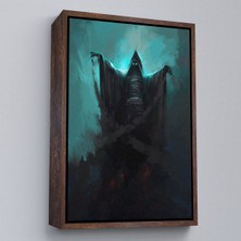 Alaz Trade Çerçeveli Gizemli Karanlık Ruh Yükseliyor TABLO-7884