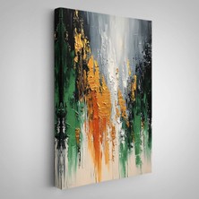 Alaz Trade Yağlıboya Görünümlü Soyut TABLO-7641