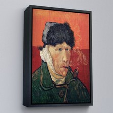 Alaz Trade Çerçeveli Vincent Van Gogh - Kulakları Bandajlı Portre TABLO-7470
