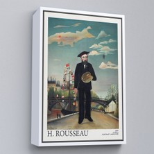 Alaz Trade Çerçeveli Henri Rousseau Kendi TABLOSU-7323