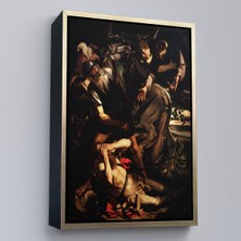 Alaz Trade Çerçeveli Caravaggio - Aziz Paul'un Dönüşümü Tablo - The Conversion Of Saint PAUL-7423