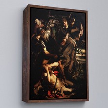 Alaz Trade Çerçeveli Caravaggio - Aziz Paul'un Dönüşümü Tablo - The Conversion Of Saint PAUL-7423