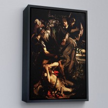 Alaz Trade Çerçeveli Caravaggio - Aziz Paul'un Dönüşümü Tablo - The Conversion Of Saint PAUL-7423