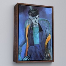 Alaz Trade Çerçeveli Henri Matisse - Madame Matisse'in PORTRESI-7324