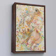 Alaz Trade Çerçeveli Salvador Dali - Joueuse De Mandole TABLO-7397