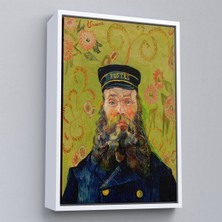 Alaz Trade Çerçeveli Vincent Van Gogh – Postacı Joseph Roulin’in Portresi Tablo - Postes - POSTMAN-7381