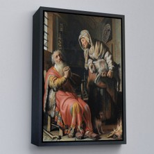 Alaz Trade Çerçeveli Rembrandt - Tobit ve Anna Çocuk Ile Birlikte TABLO-7439