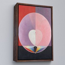 Alaz Trade Çerçeveli Hilma Af Klint - Güvercinler Tablosu - DOVES-7284