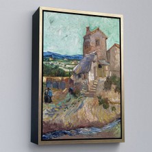 Alaz Trade Çerçeveli Vincent Van Gogh - Crau'nun Evi TABLO-7478