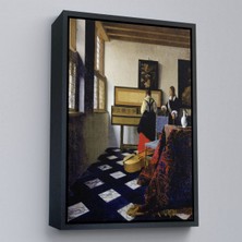 Alaz Trade Çerçeveli Johannes Vermeer - Müzik Dersi Tablo - The Music LESSON-7348