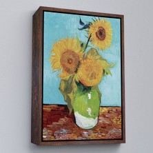 Alaz Trade Çerçeveli Vincent Van Gogh - Ayçiçekleri TABLO-7464