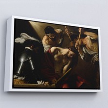 Alaz Trade Çerçeveli Caravaggio - Dikenlerle Taçlandırma Tablo - The Crowning With THORNS-7142