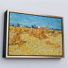 Alaz Trade Çerçeveli Vincent Van Gogh Provence'te Hasat TABLO-7148