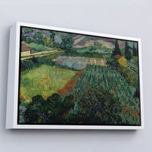 Alaz Trade Çerçeveli Vincent Van Gogh - Gelincikli Tarla Tablo - Field With POPPIES-7181