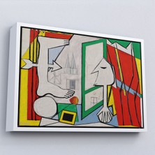 Alaz Trade Çerçeveli Pablo Picasso - Açık Pencere Tablo - La Fenetre OUVERTE-7091