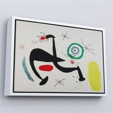 Alaz Trade Çerçeveli Joan Miro - Tosca Şarkısını Söyleyen Geyik TABLO-7089