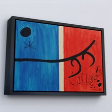 Alaz Trade Çerçeveli Joan Miro - El Vol De L'alosa Çalışması TABLO-7135