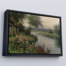 Alaz Trade Çerçeveli Louis Aston Knight, A River In Normandy Isimli Tablosu