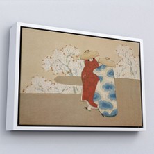 Alaz Trade Çerçeveli Japon Sanatçı Sekka Momoyagusa'nun Gömlet Isimli Tablosu