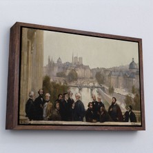 Alaz Trade Çerçeveli Henri Gervex - Yüzyılın Panoraması Rousseau TABLO-7095