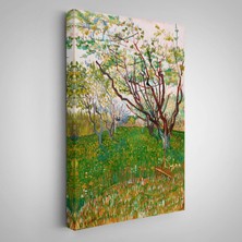 Alaz Trade Çerçeveli Vincent Van Gogh - Meyve Çiçekleri TABLOSU-7450