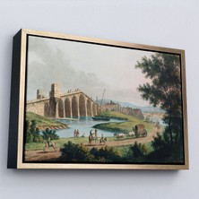 Alaz Trade Çerçeveli Luigi Mayer - Kanuni Sultan Süleyman Köprüsü TABLOSU-7035