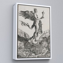 Alaz Trade Çerçeveli Albrecht Dürer - Nemesis TABLOSU-7362