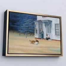 Alaz Trade Çerçeveli Edward Hopper - Cape Cod Akşamı TABLO-7061
