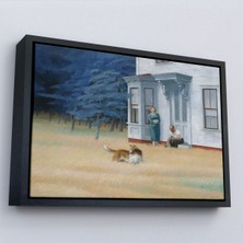 Alaz Trade Çerçeveli Edward Hopper - Cape Cod Akşamı TABLO-7061