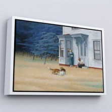 Alaz Trade Çerçeveli Edward Hopper - Cape Cod Akşamı TABLO-7061