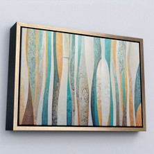 Alaz Trade Çerçeveli Renkli Soyut Dekoratif TABLO-7249