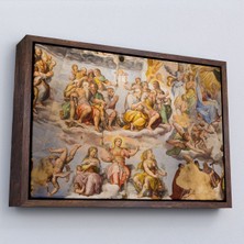 Alaz Trade Çerçeveli Giotto - Çan Kulesinin Tavan Resmi TABLO-7116