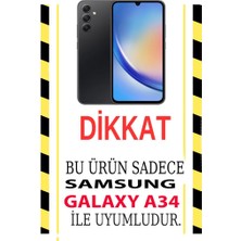 3gen Case Samsung Galaxy A34 Uyumlu Sevimli Kuzu 3D Oyuncak Tasarımlı El Geçmeli Renkli Silikon Kılıf