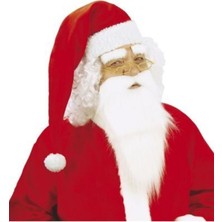 Noel Baba Sakalı - Yılbaşı Sakalı - Noel Baba Takma Sakal - Yetişkin Noel Sakalı
