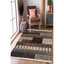 Homier Collection Homier Westa Kalitesi Yıkanabilir Kaymaz Taban Kilim ve Yolluk H-PW-8025A