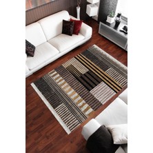 Homier Collection Homier Westa Kalitesi Yıkanabilir Kaymaz Taban Kilim ve Yolluk H-PW-8025A