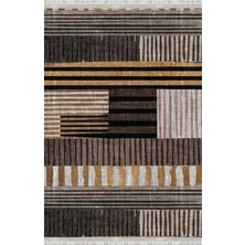 Homier Collection Homier Westa Kalitesi Yıkanabilir Kaymaz Taban Kilim ve Yolluk H-PW-8025A