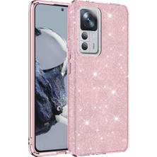 ZORE Xiaomi Mi 12T Pro Kılıf Shining Silikon-Pembe