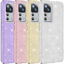 ZORE Xiaomi Mi 12T Pro Kılıf Shining Silikon-Pembe